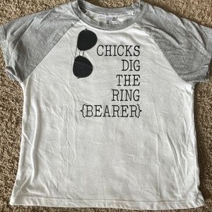 Chicks Dig The Ring Bearer tshirt